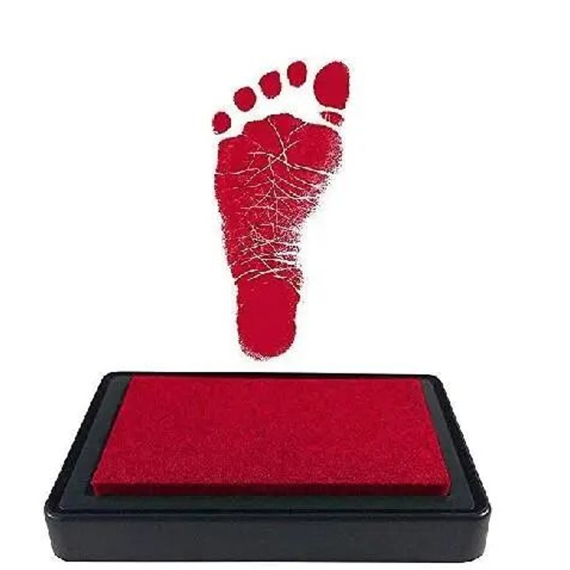 Baby Handprint Footprint Imprint Kit NonToxic Newborn Ink Pad Souvenir For Baby Care 5