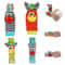 Newborn Infant Kids Animal Sock And Wrist Strap Rattle Foot Finder Toy Set 036 Months 2
