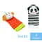 Newborn Infant Kids Animal Sock And Wrist Strap Rattle Foot Finder Toy Set 036 Months 7