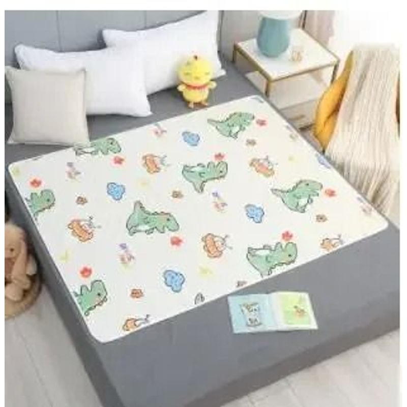 4 Layer Baby Changing Mats Waterproof Cartoon Washable Pad For Night And Menstrual Protection 13