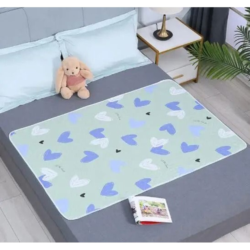 4 Layer Baby Changing Mats Waterproof Cartoon Washable Pad For Night And Menstrual Protection 7