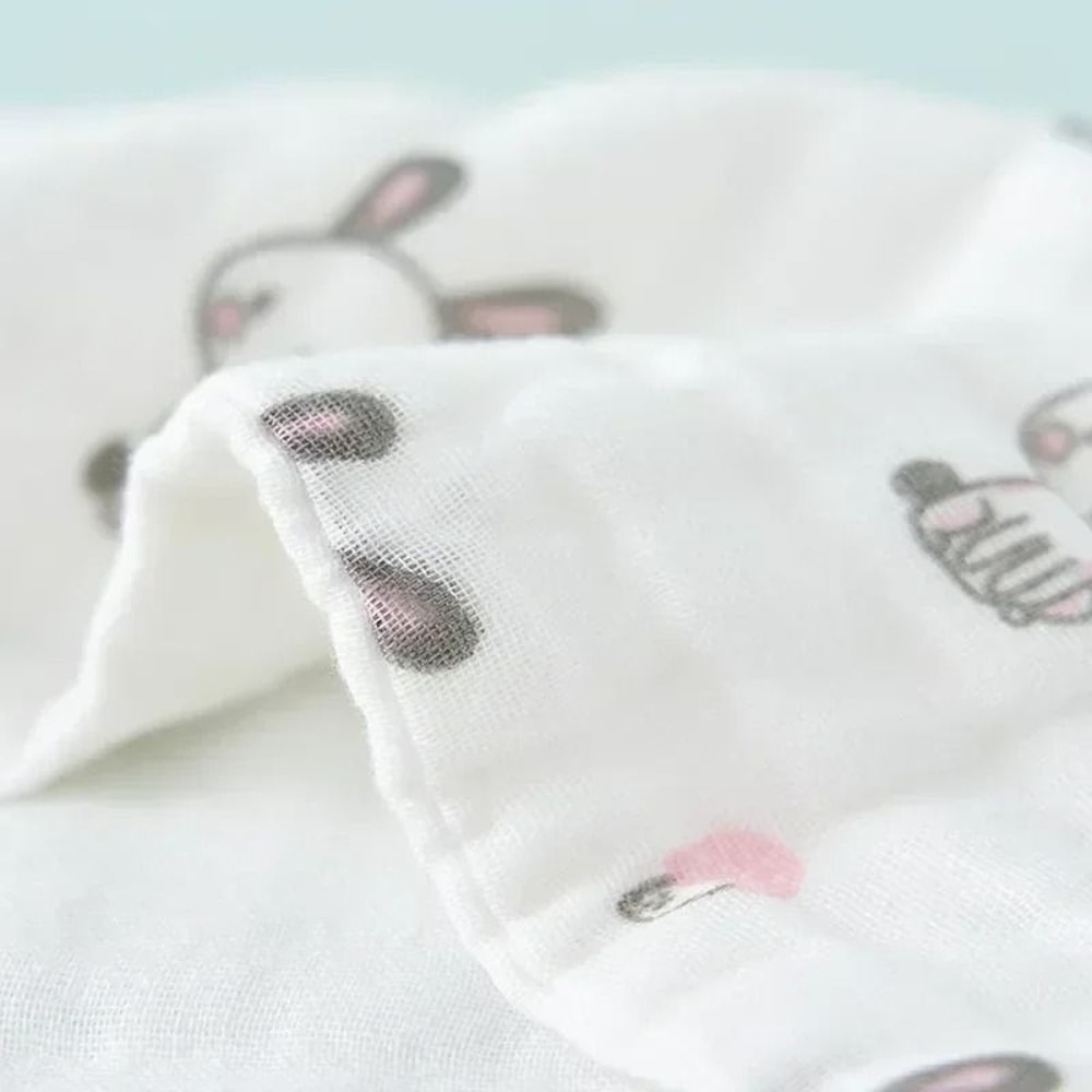 Baby Face Towel 6 Layers Cotton Soft Handkerchief For Bathing Feeding And Muslin Wipe 3