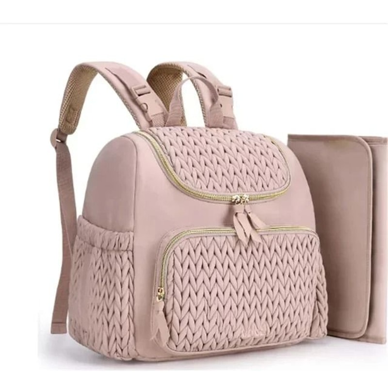 Large Capacity Organizer Mommy Bag For Baby Diapers Outdoor Stroller Hanging Bags 7