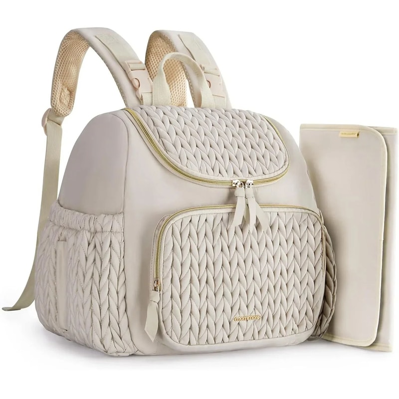 Large Capacity Organizer Mommy Bag For Baby Diapers Outdoor Stroller Hanging Bags 8