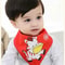 5 Pcs Cartoon Triangle Cotton Bib Baby Bandana Bibs Scarf Burp Cloths For Boys And Girls 2