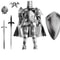 3D Printed Mannequin Character Assembly Knight Action Figures Paladin 13 Jointed Movable Robot 11