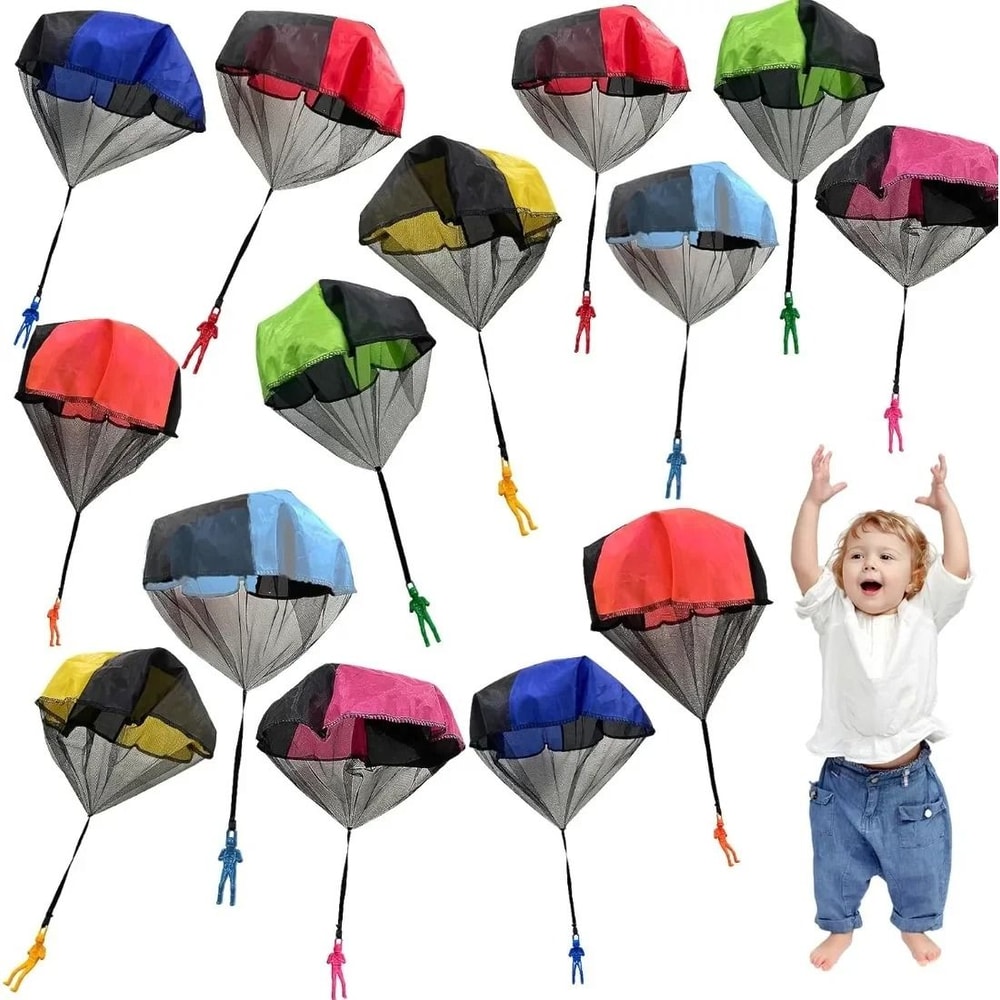 Outdoor Childrens Paratrooper Toy Educational Flying Sport Hand Throwing Mini Soldier Parachute 1