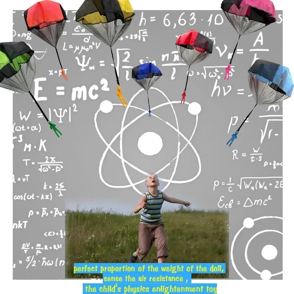 Outdoor Childrens Paratrooper Toy Educational Flying Sport Hand Throwing Mini Soldier Parachute 4