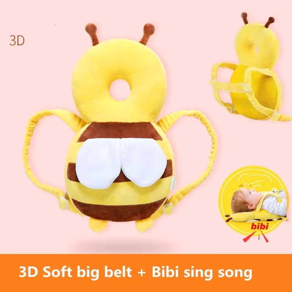 Breathable AntiFall Little Bee Baby Head Protection Pillow For Toddler Safety And Comfort 7