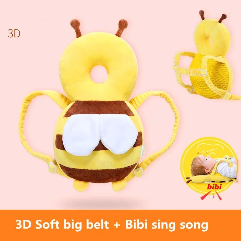 Breathable AntiFall Little Bee Baby Head Protection Pillow For Toddler Safety And Comfort 7