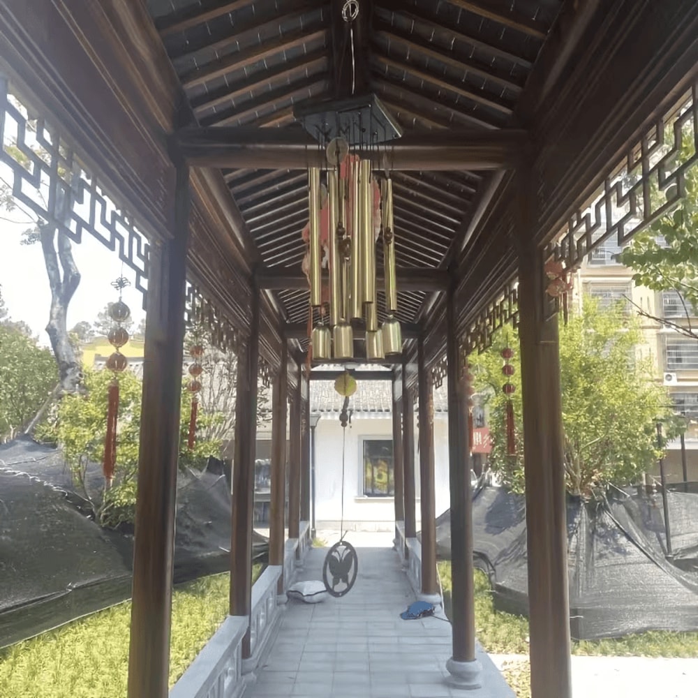 Weatherresistant outdoor garden chimes