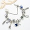 Fashion Design Crystal Bead Charm Bracelet Handmade Colorful Enamel DIY Jewelry Kit 1