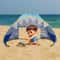 2 IN 1 Waterproof Sun Shelter UVprotecting Baby Beach Tent With Builtin Pool 2