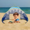 2 IN 1 Waterproof Sun Shelter UVprotecting Baby Beach Tent With Builtin Pool 2