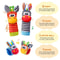 4Pcs Baby Rattles Toys Animal Socks And Wrist Strap Set For Infants 012 Months 5