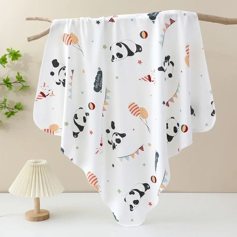 85x85cm Pure Cotton Muslin Swaddle Blanket Baby Receiving Blanket For Newborns 0