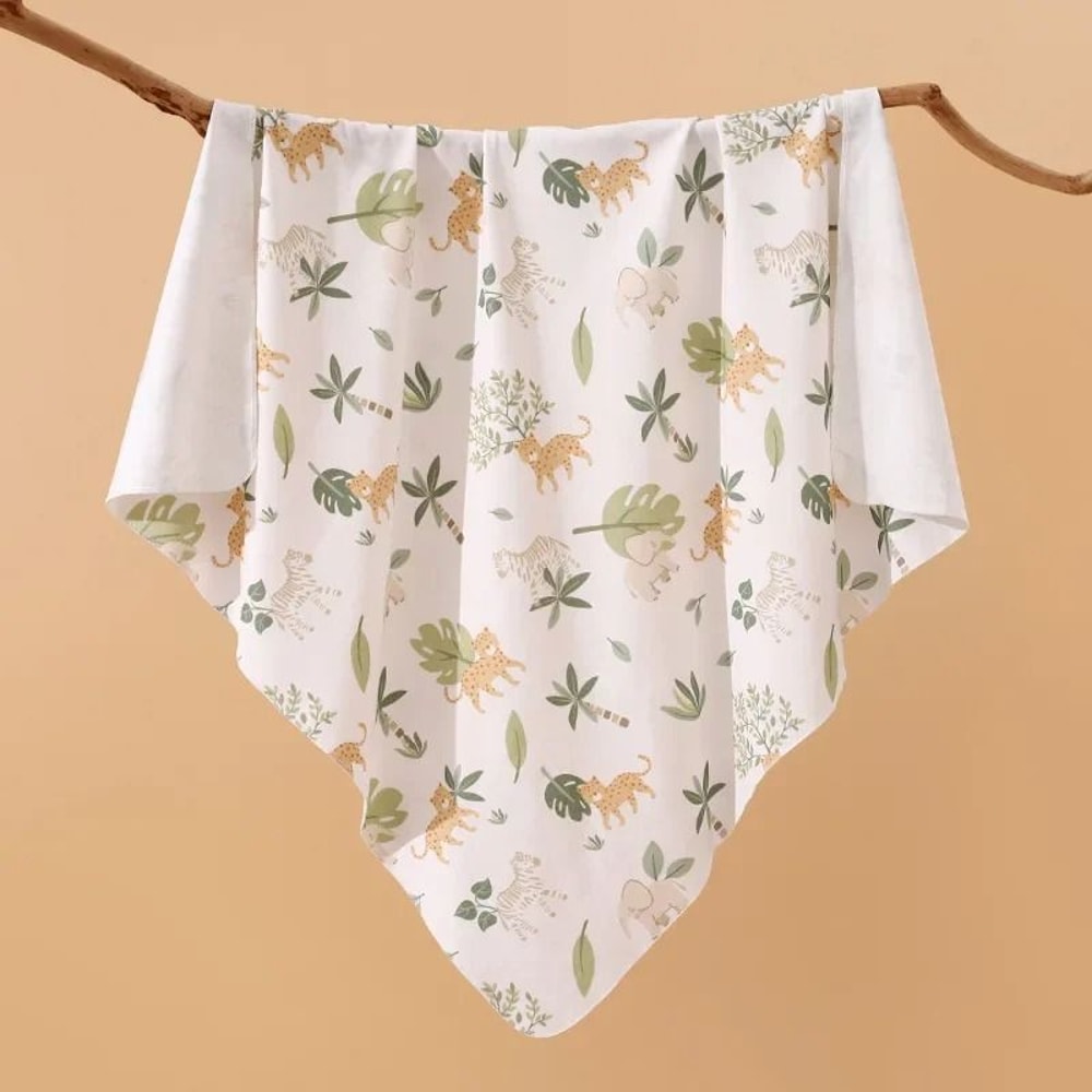 85x85cm Pure Cotton Muslin Swaddle Blanket Baby Receiving Blanket For Newborns 9