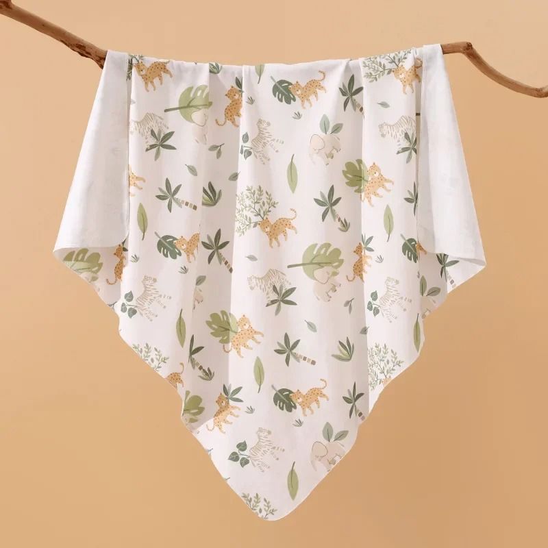 85x85cm Pure Cotton Muslin Swaddle Blanket Baby Receiving Blanket For Newborns 9