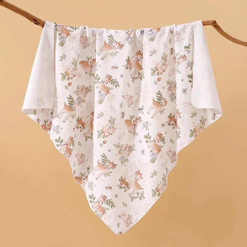 85x85cm Pure Cotton Muslin Swaddle Blanket Baby Receiving Blanket For Newborns 7