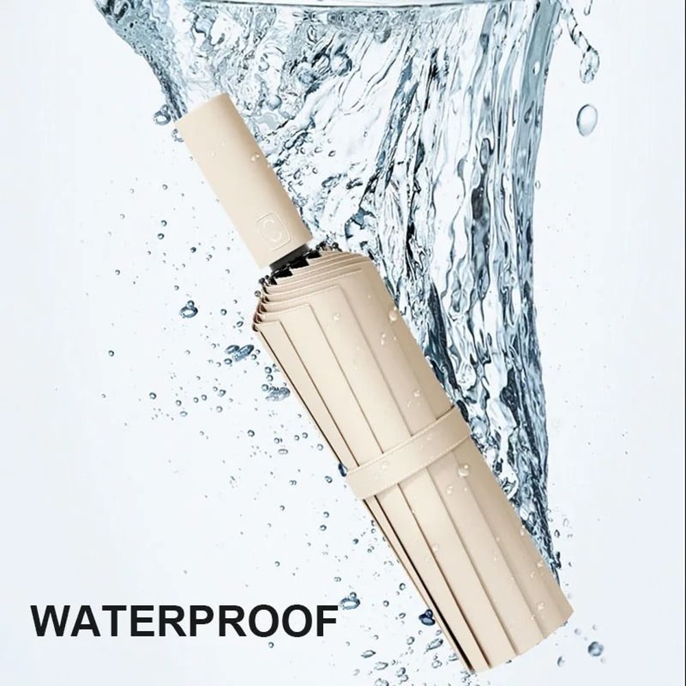 Large 24Bone Automatic Umbrella Windproof UV Protection Collapsible Outdoor Sunshade 1