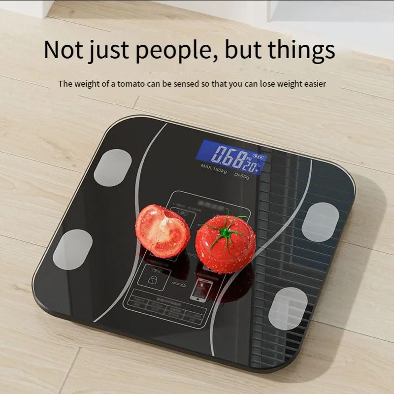 Smart Bluetooth Body Fat Scale With LED Digital Display And Mobile App Synchronization 0