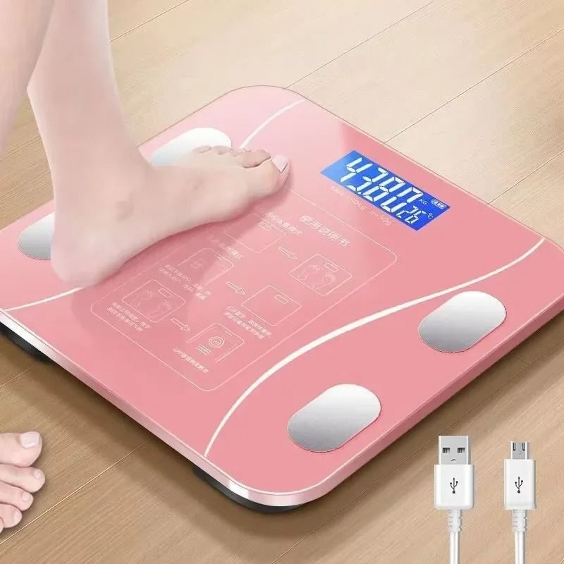 Smart Bluetooth Body Fat Scale With LED Digital Display And Mobile App Synchronization 19