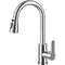304 Stainless Steel PullOut Kitchen Sink Faucet Deck Mounted Mixer With Stream Sprayer 29