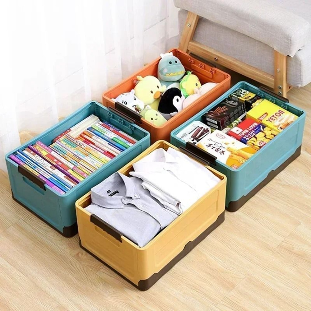 Camping Storage Box Folding Multifunction SpaceSaving Plastic Sundries Car Organizer 1