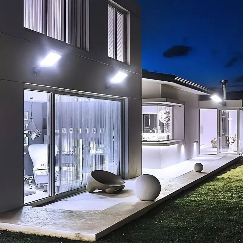 HighPerformance 400000LM Solar LED Outdoor Motion Sensor Security Wall Street Lamp 1