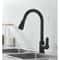304 Stainless Steel PullOut Kitchen Faucet With 360 Rotation And DualMode Stream Sprayer 7