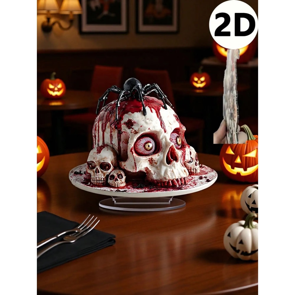 Skeleton Spider Terror Eye Desktop Ornament For Pallasara Terror Chamber Decoration 0