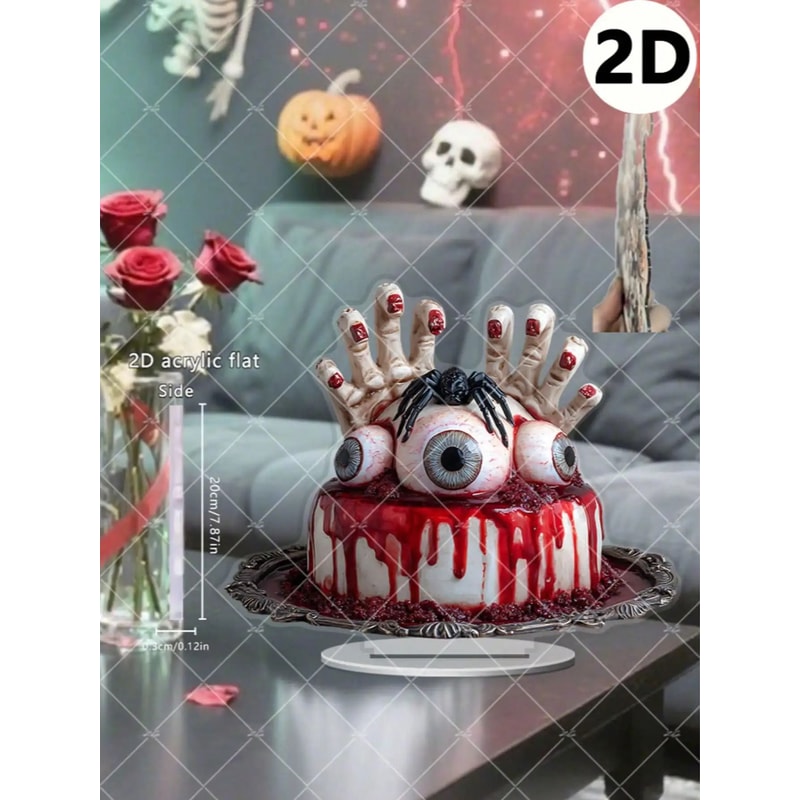 Skeleton Spider Terror Eye Desktop Ornament For Pallasara Terror Chamber Decoration 1