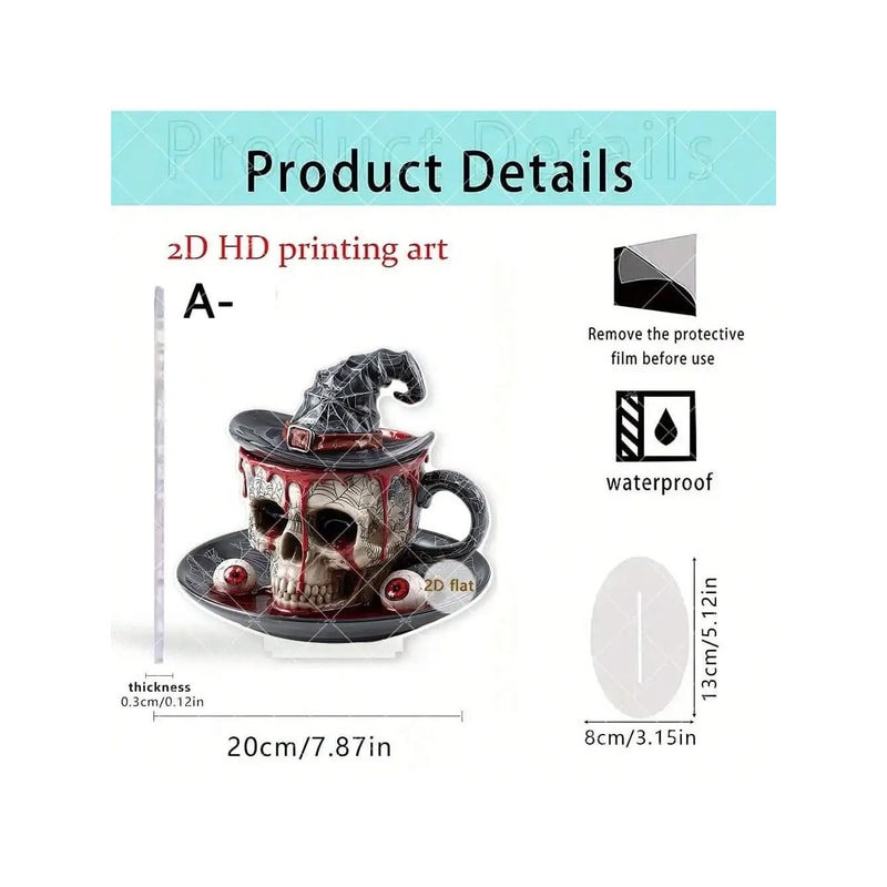 Skeleton Spider Terror Eye Desktop Ornament For Pallasara Terror Chamber Decoration 5