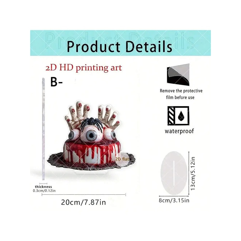 Skeleton Spider Terror Eye Desktop Ornament For Pallasara Terror Chamber Decoration 6