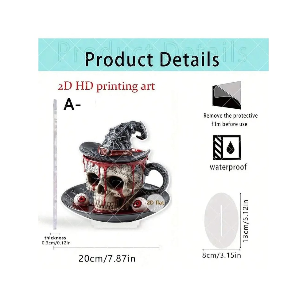 Skeleton Spider Terror Eye Desktop Ornament For Pallasara Terror Chamber Decoration 7