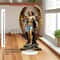Archangel Michael Statue Ornament Golden Winged Guardian Angel Religious Home And Office Decor 0