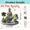 Lotus Terrace Buddha Statue Acrylic Home And Office Decoration For Buddhist Enthusiasts 10