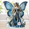 Fairy Butterfly Statue Decoration For Home And Office With Easy To Install Base 3