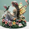 Fairy Butterfly Statue Decoration For Home And Office With Easy To Install Base 4