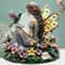 Fairy Butterfly Statue Decoration For Home And Office With Easy To Install Base 8