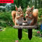 Classic Bohemian Squirrel Garden Stake Animal Themed Outdoor Decoration 0