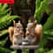 Classic Bohemian Squirrel Garden Stake Animal Themed Outdoor Decoration 3