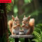 Classic Bohemian Squirrel Garden Stake Animal Themed Outdoor Decoration 4