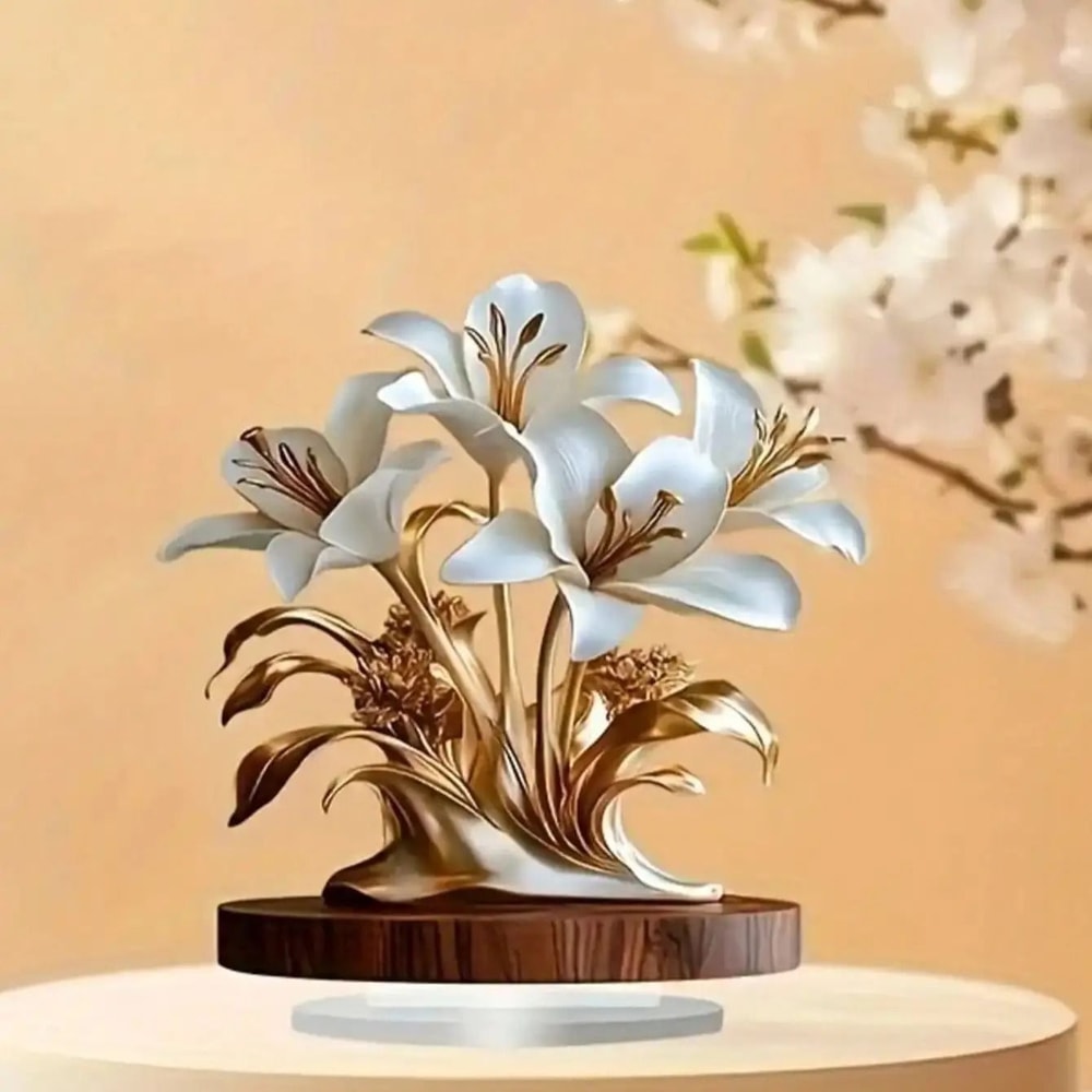 Table Flower Decoration Desktop Plaque For Living Room Bedroom And Office 3