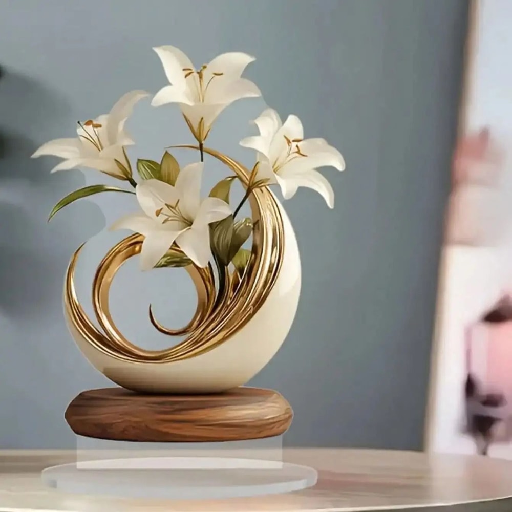 Table Flower Decoration Desktop Plaque For Living Room Bedroom And Office 5