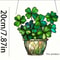 St Patricks Day Lucky Clover Sun Catcher Window Hanging Decoration 4