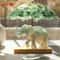 Bohemian Style Elephant Decoration Ornament With Lotus Leaf Umbrella 2