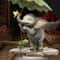 Bohemian Style Elephant Decoration Ornament With Lotus Leaf Umbrella 4
