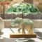 Bohemian Style Elephant Decoration Ornament With Lotus Leaf Umbrella 7