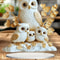 Owl Family Ornament Anime Themed Collectible Home And Office Decoration 0